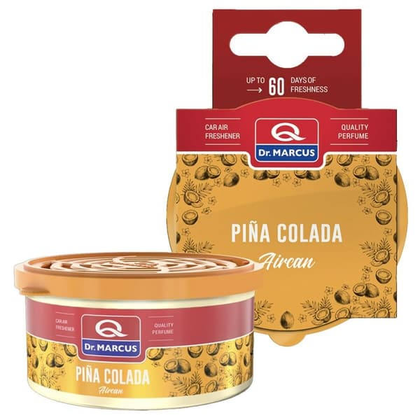 Auton ilmanraikastin Dr Marcus Aircan Piña Colada 40 g Tuoksu Tölkki