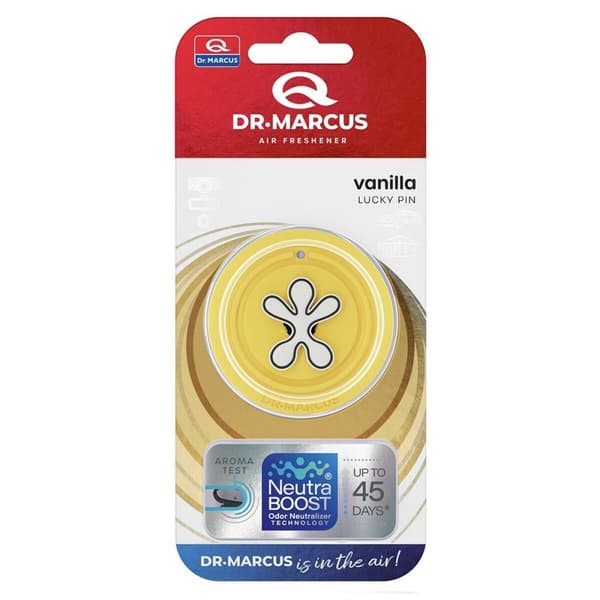 Billuftfreser Dr Marcus Lucky Pin Vanilj Plast Doft