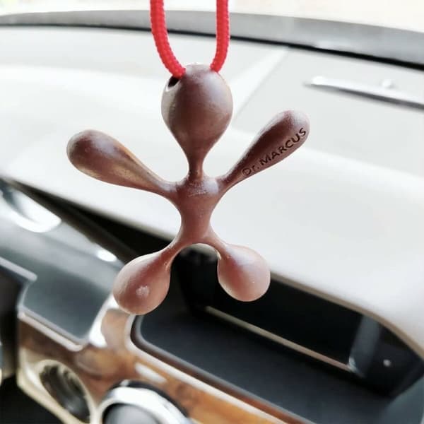 Luftfrisker til Bilen Dr Marcus Lucky Top Cedertræ Plastik Duft Halskæde (12 enheder)