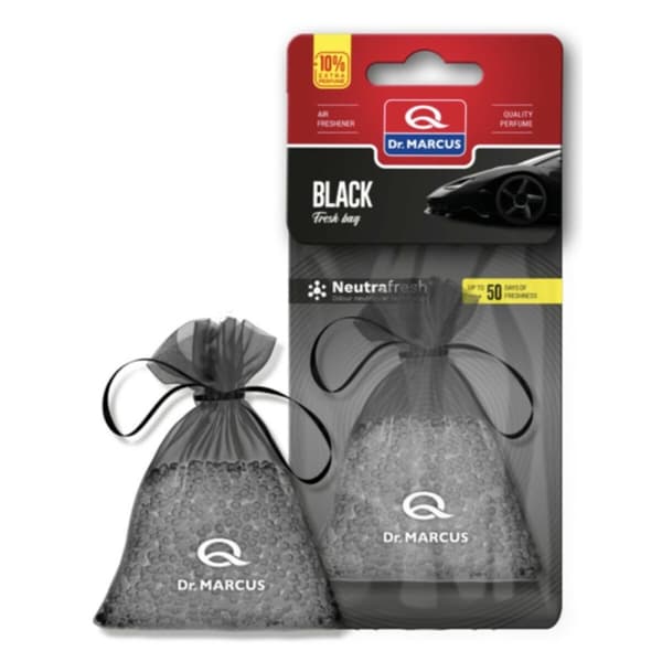 Luftfrisker til Bilen Dr Marcus Fresh Bag black Duft Lille taske