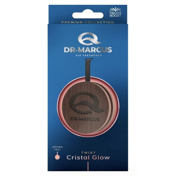 Auton ilmanraikastin Dr Marcus Twist Crystal Glow Puu Tuoksu Riipukset
