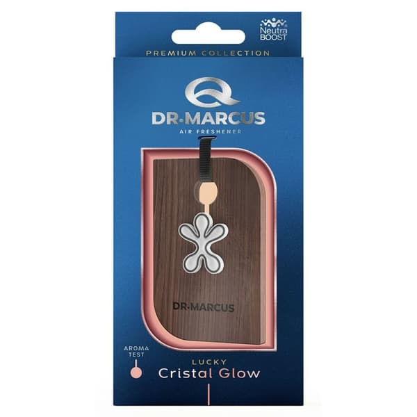 Auton ilmanraikastin Dr Marcus Lucky Crystal Glow Puu Muovinen Tuoksu Riipukset
