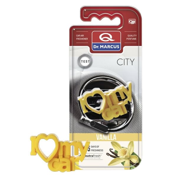 Auton ilmanraikastin Dr Marcus City Vanilja Muovinen Tuoksu