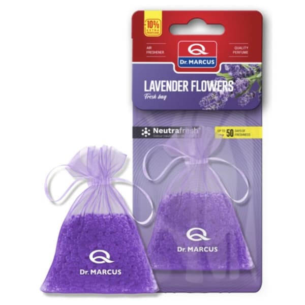 Luftfrisker til Bilen Dr Marcus Fresh Bag Lavendel Duft Lille taske