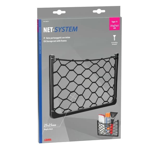 Netlomme med ramme 31x21x1cm