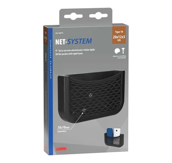 Netlomme med ramme 20x12x3cm
