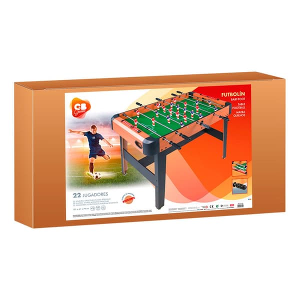 Color Baby Bordsfotboll I Trä Brun 121 x 61 x 79 cm
