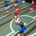 Miniatyrbild 3 av 4: Devessport Klassiskt Fotbollsbord Med Spelare Med öppna Ben Diamond Brun +14 Years