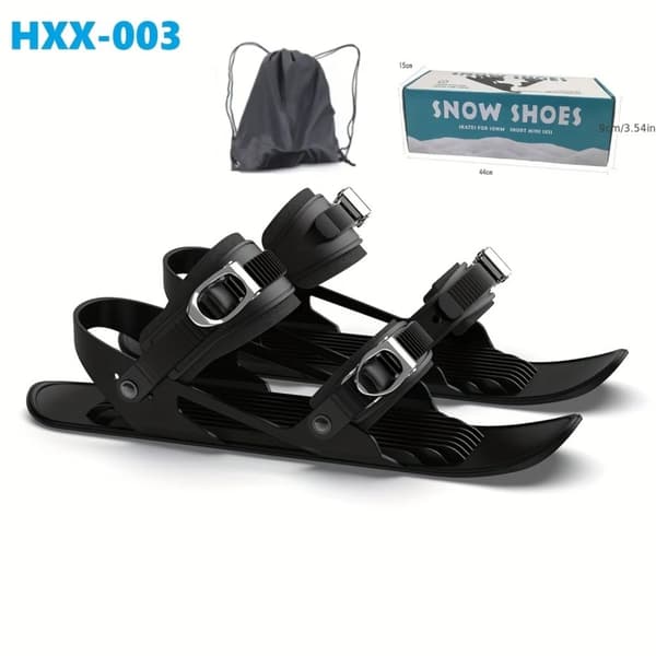 Vinter Skistøvler, Letvægts Mini Sneblade, Sikker Bindinger,HXX-003 Sort
