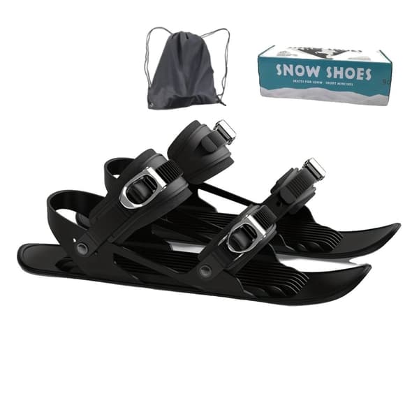 Vinter Skistøvler, Letvægts Mini Sneblade, Sikker Bindinger,HXX-003 Sort