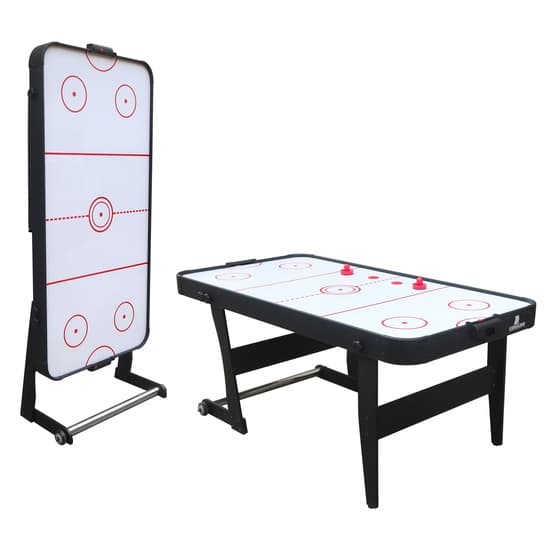 Airhockey - Icing XL Sammenklappelig - Sort