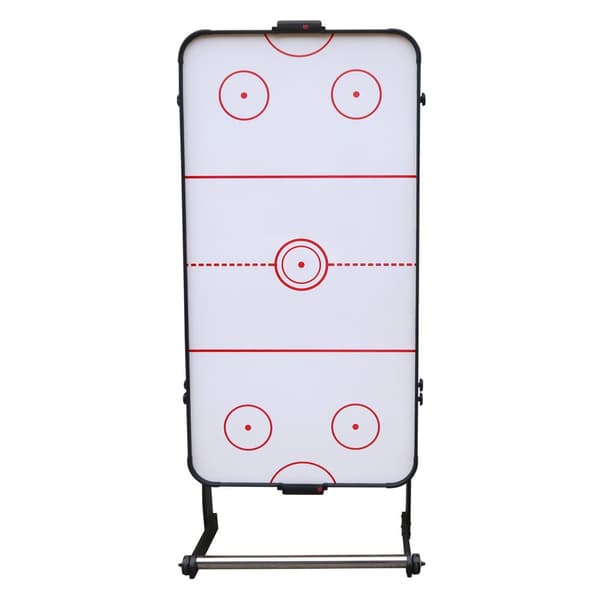Cougar Icing XL Airhockeybord 6ft fällbart | Airhockeybord inkl tillbehör (puckar & pushers) | Spelbord för barn och vuxna