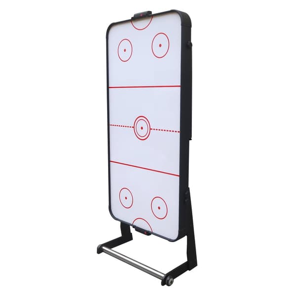 Cougar Icing XL Airhockeybord 6ft fällbart | Airhockeybord inkl tillbehör (puckar & pushers) | Spelbord för barn och vuxna
