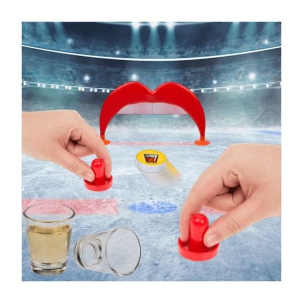 Drinking Game Hockey skott bord puck spel 2 skyttar