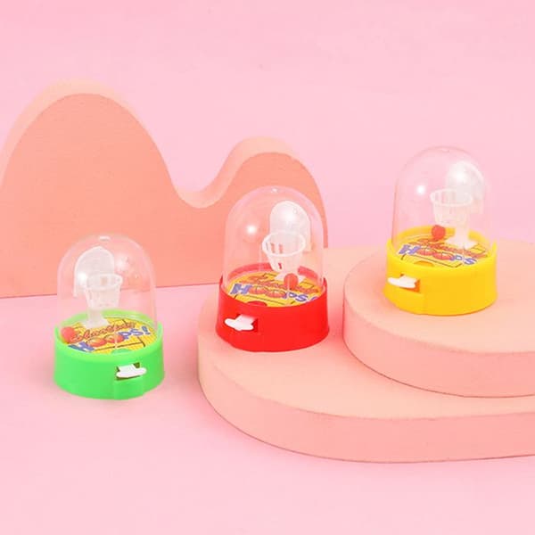 TD® Lot of 10 Mini Basketball Game Under Cloche - Random Model - Leksaksspel för födelsedagsfest för barn