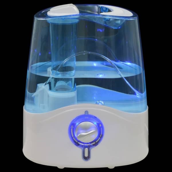 vidaXL Ultrasonisk luftfuktare sval dimma & nattlampa 6 L 300 ml/h