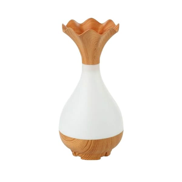Jade Bottle aromaterapi luftfugter og lampe - Lyst træ