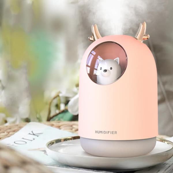 Luftfuktare med Djurfigur, 30 cl - Rosa