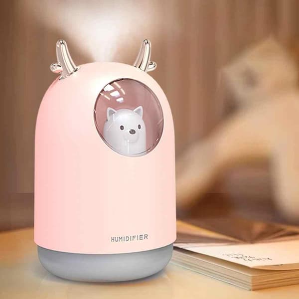 Luftfuktare med Djurfigur, 30 cl - Rosa