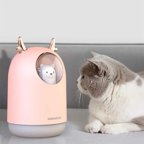 Luftfuktare med Djurfigur, 30 cl - Rosa