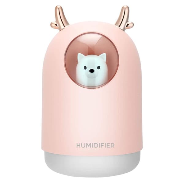 Luftfuktare med Djurfigur, 30 cl - Rosa