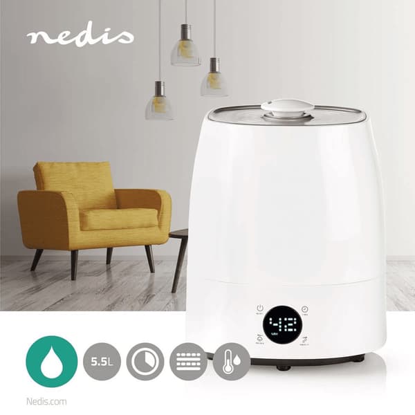 Nedis Luftfuktare 110W - Vit