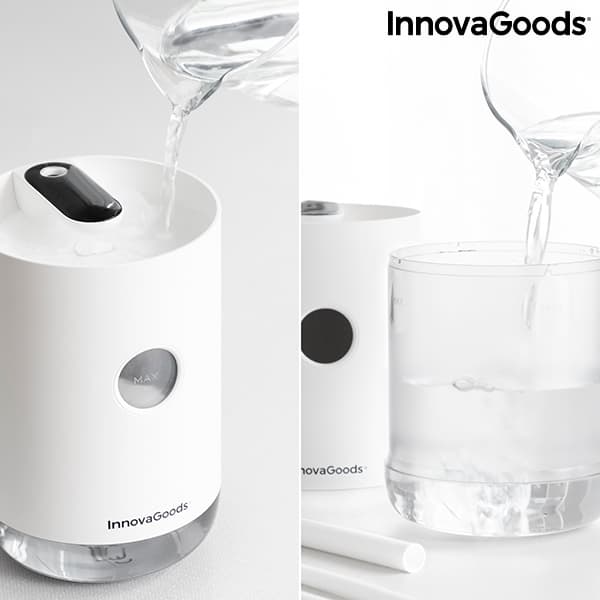 Uppladdningsbar ultraljudsluftfuktare Vaupure InnovaGoods