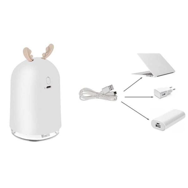 Luftfuktare Aromaterapi med LED belysning USB