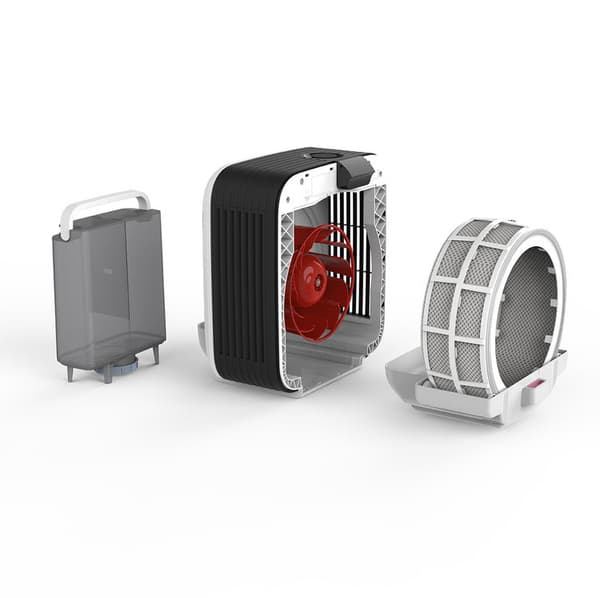Boneco H700 hybrid luftfukter og luftrenser med HEPA-filter