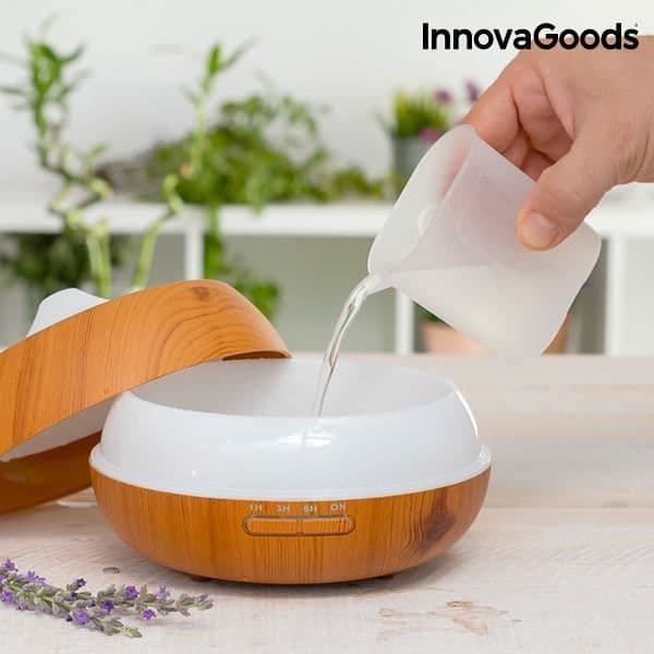 LED aromdiffusor luftfuktare med timer - Luminous luftfuktare Modern och funktionell design
