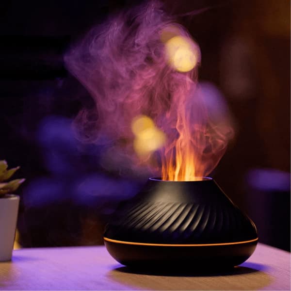 Air Humidifer - Vulkanisk Luftfuktare Svart