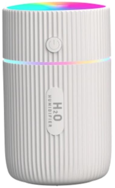 Ilmankostutin LED-valolla, valkoinen