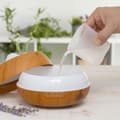 Miniatyrbild 6 av 8: Doftspridare och luftfuktare med flerfärgad LED Wooden-Effect InnovaGoods