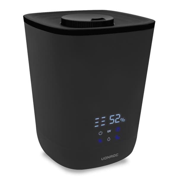 VONROC Luftfugter 4,5 liter - ultralyd - UV-sterilisator | Inkl. fjernbetjening