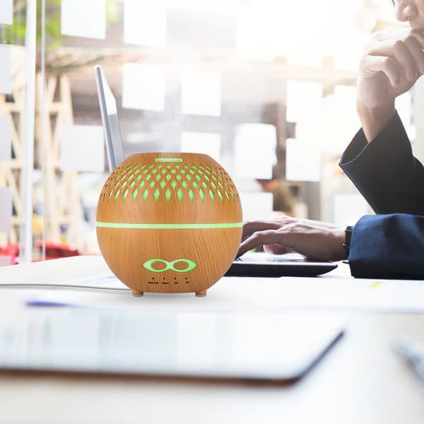 Luftfuktare Aroma diffusor 400 ml 7 LED färg ljus