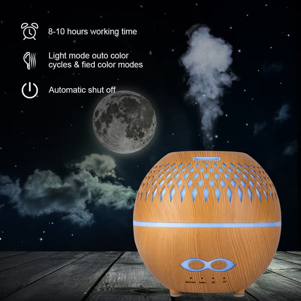 Luftfuktare Aroma diffusor 400 ml 7 LED färg ljus