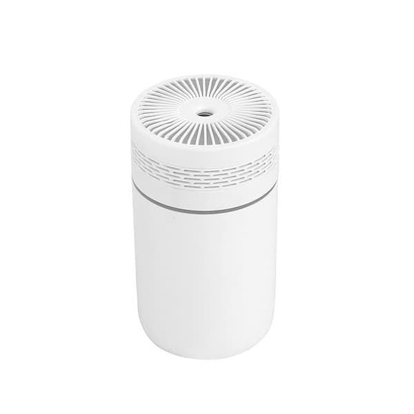 INF Stillegående mini-luftfukter, 250 ml Hvit
