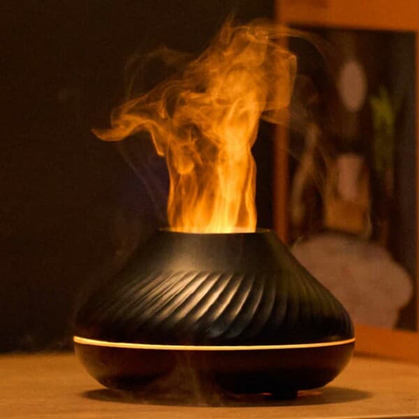 Aroma diffusor luftfugter med flammende glans