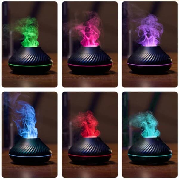 Aroma diffusor luftfugter med flammende glans