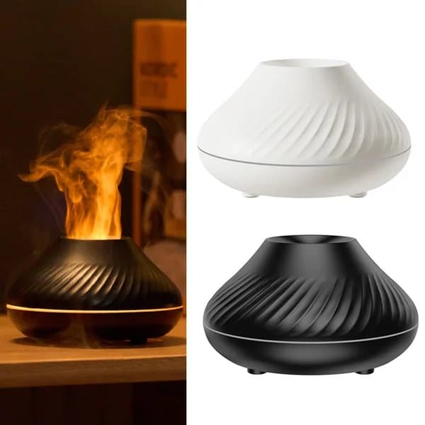 Aroma diffusor luftfugter med flammende glans