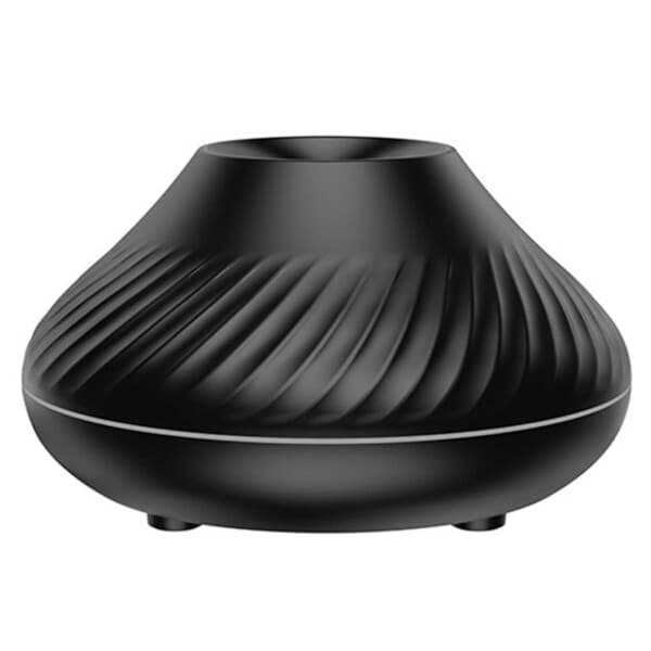 Aroma diffusor luftfugter med flammende glans Svart