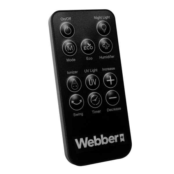 Ilmankostutin WEBBER WB1820 - 23,5x110cm - jopa 50m2 - musta