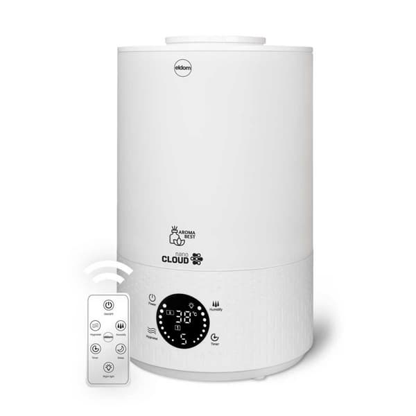 Ilmankostutin ELDOM - 2,8 L - kaukosäätimellä - valkoinen