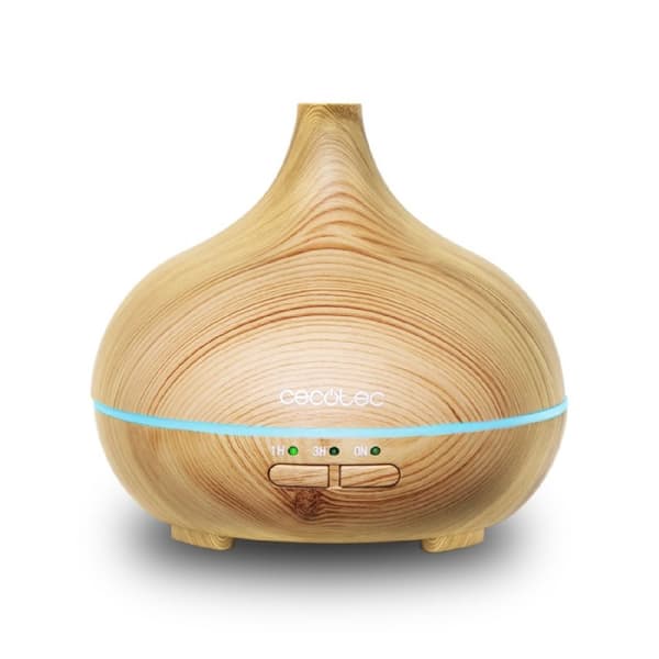 Cecotec Ultrasonic humidifier with aroma diffuser, up to 150-ml tank and 7 LED colours.