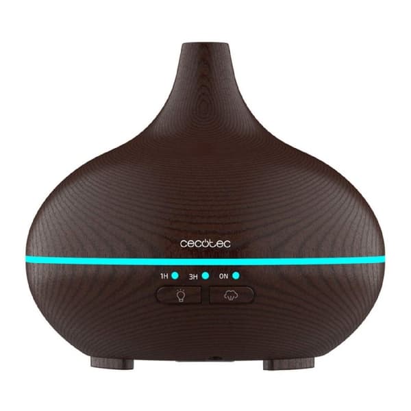 Cecotec Ultrasonic humidifier with aroma diffuser, up to 150-ml tank and 7 LED colours. Svart