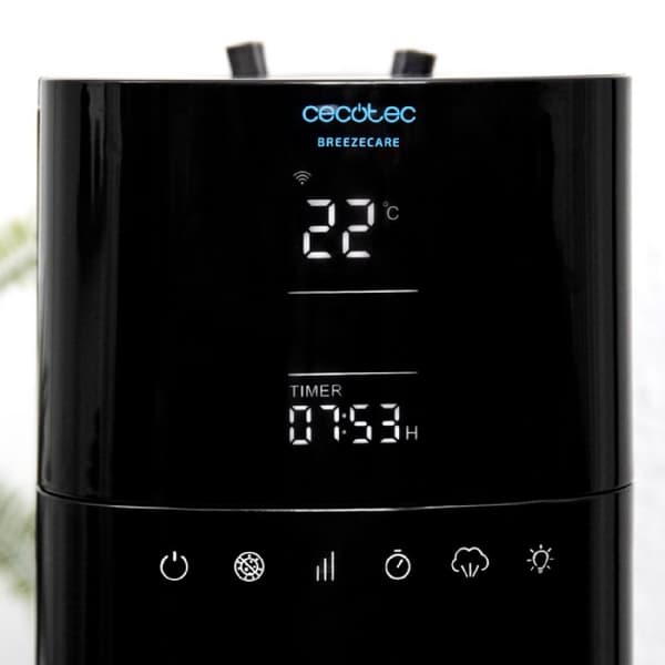 Cecotec Water humidifier, 400 ml/h, 6-L tank and Wi-Fi control. Svart