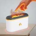 Miniatyrbild 1 av 4: MAVURA luftfuktare iFlame ultraljudsluftfuktare med öppen spiseffekt Eldstad Flames Brandluftfuktare Luftfuktare