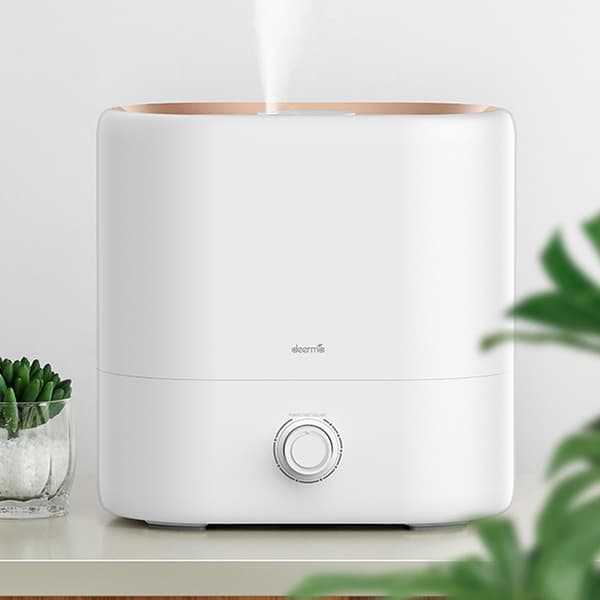 Deerma ST635W Luftfukter med 4,5l Tank, Aromaterapi og 360° Roterende Dyse Hvit