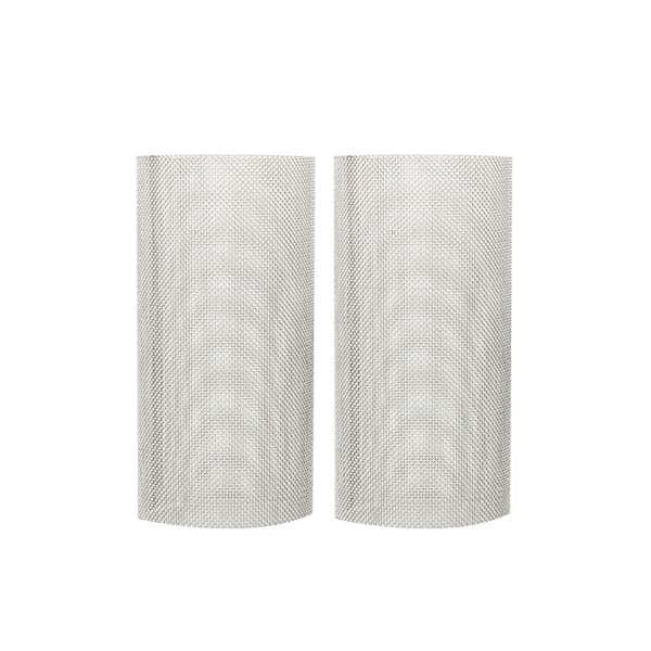 Rustfritt stålfilter med 2 pakke 40 mesh filterskjermer