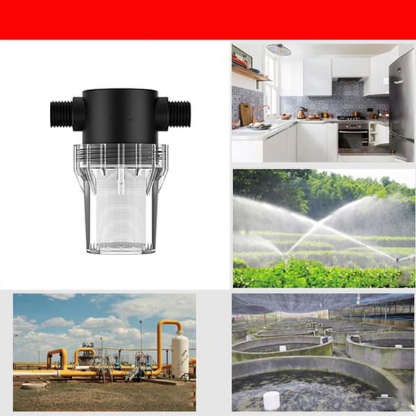 INF Høytflytende nettingfilter - 1/2" hann-gjenger vannsil 40 Mesh